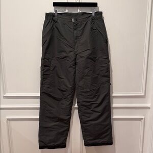 Pulse Men’s Snow Ski Pants XL Gray Insulated Waterproof CargoWinter Snowboarding